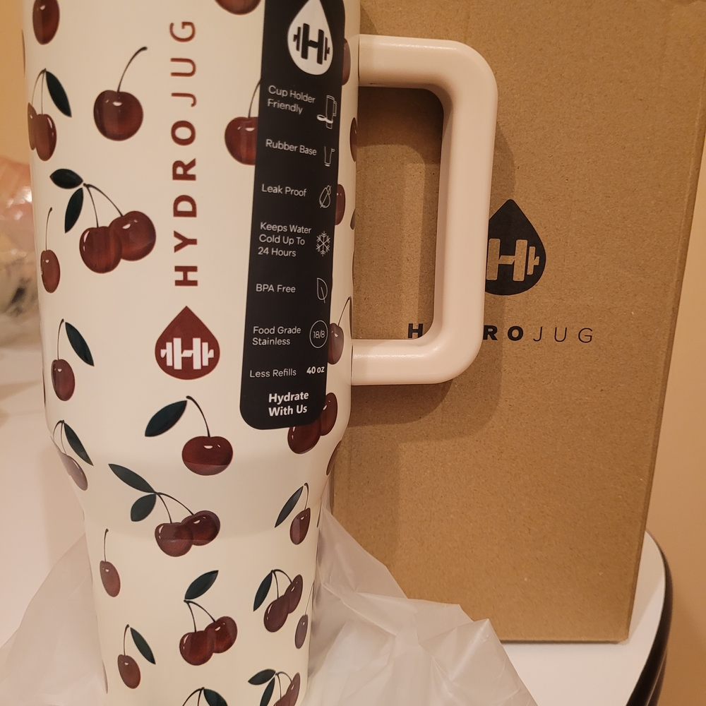 HydroJug Traveler 40oz Cherry